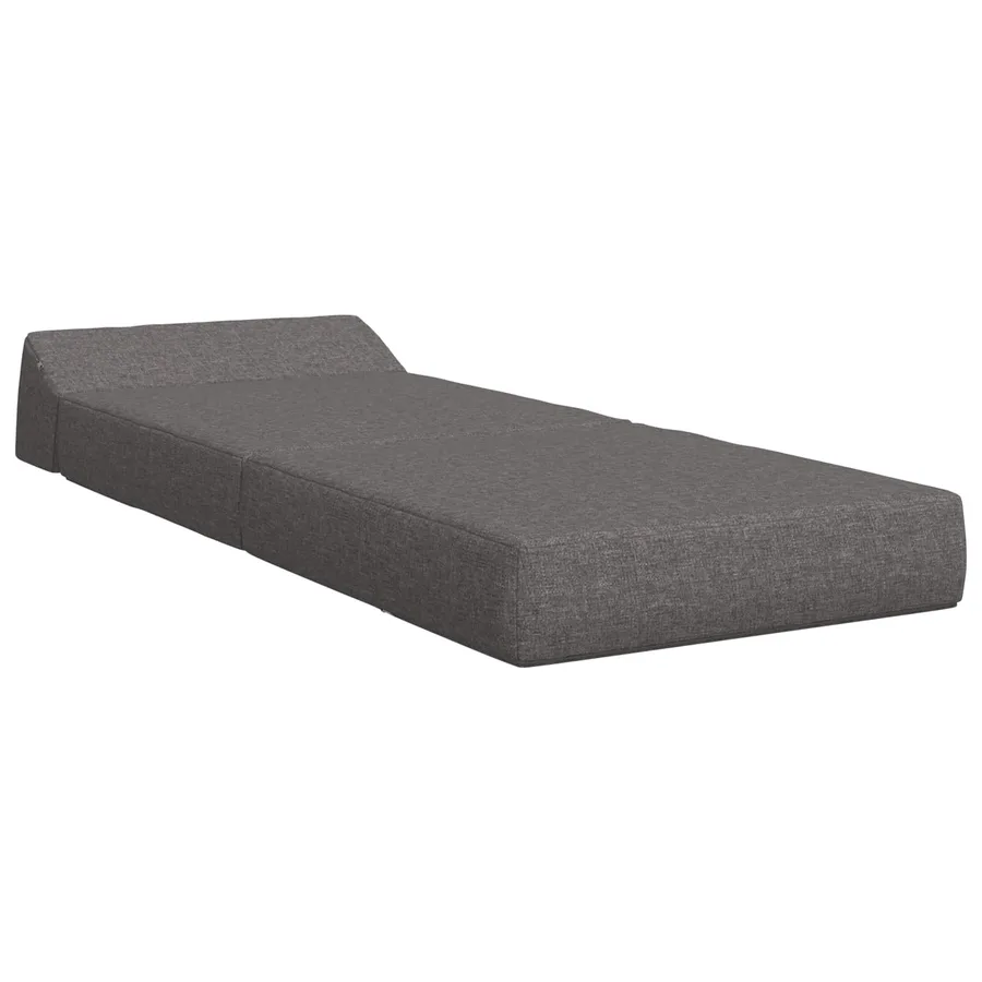 Canapé-lit pliable Gris clair 60 x 70 x 41 cm Tissu - 3
