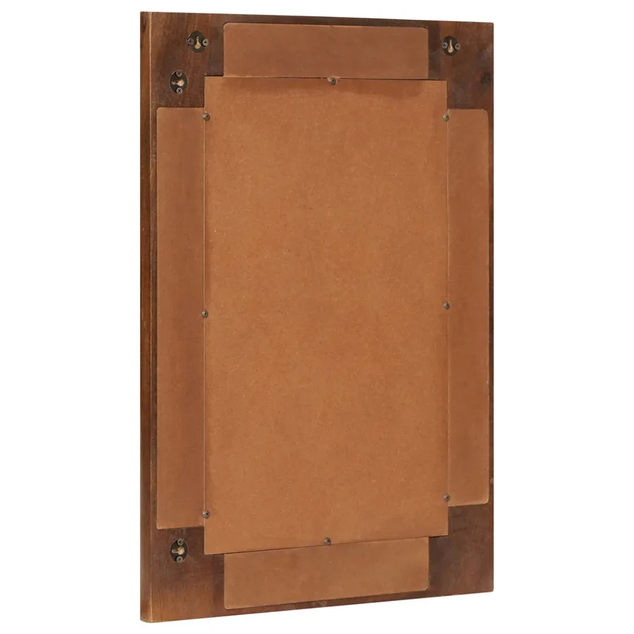 Miroir de salle de bain avec stockage Noyer 50 x 70 x 2,5 cm - 5