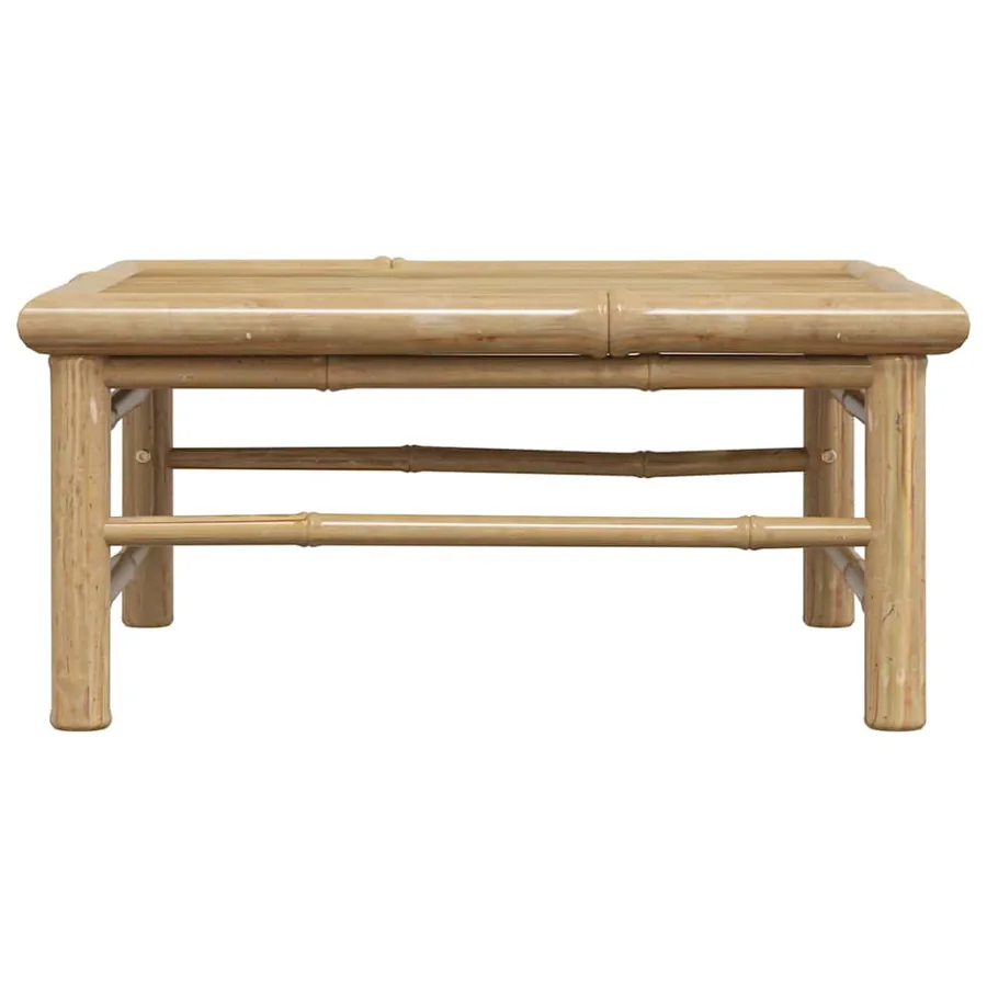 Table de jardin 65x65x30 cm Bambou - 5