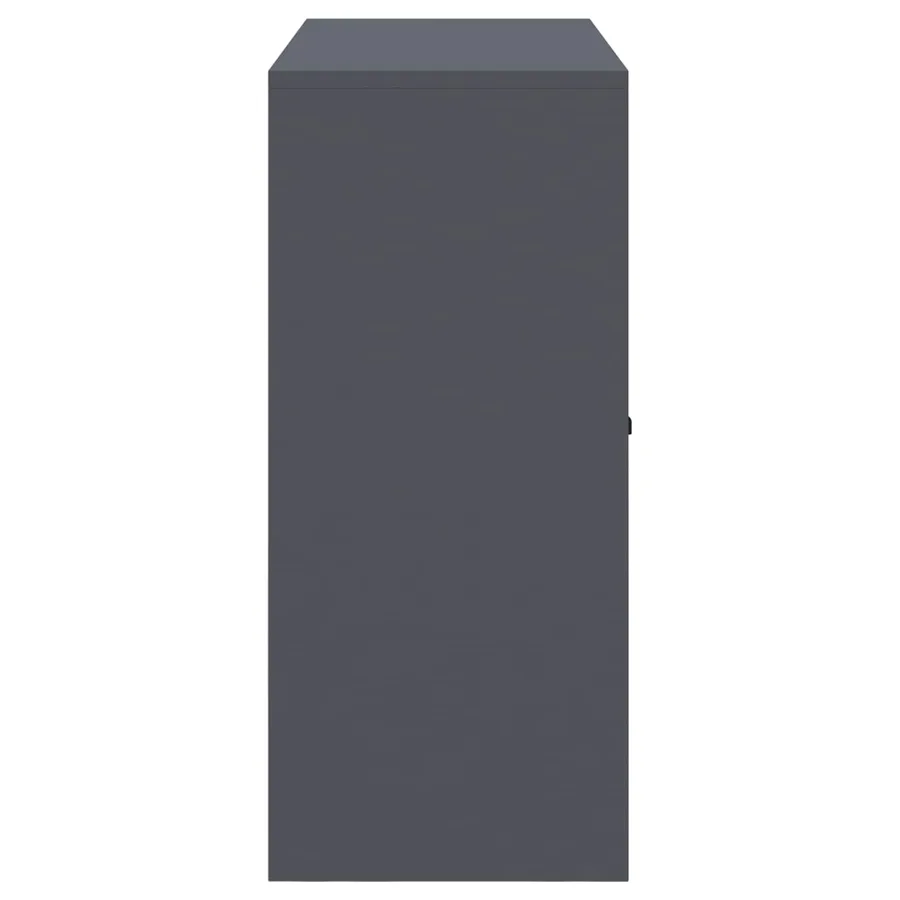 Armoire de rangement Anthracite 90 x 40 x 90 cm Acier - 7