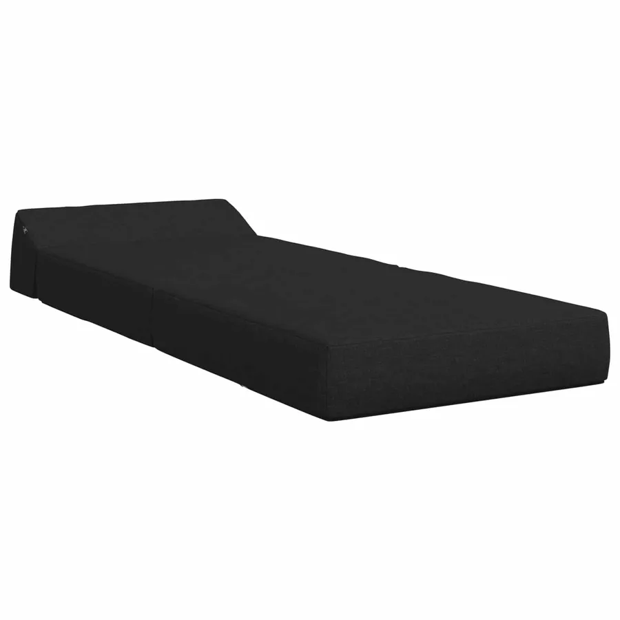 Canapé-lit pliable Noir 60 x 70 x 41 cm Tissu - 3