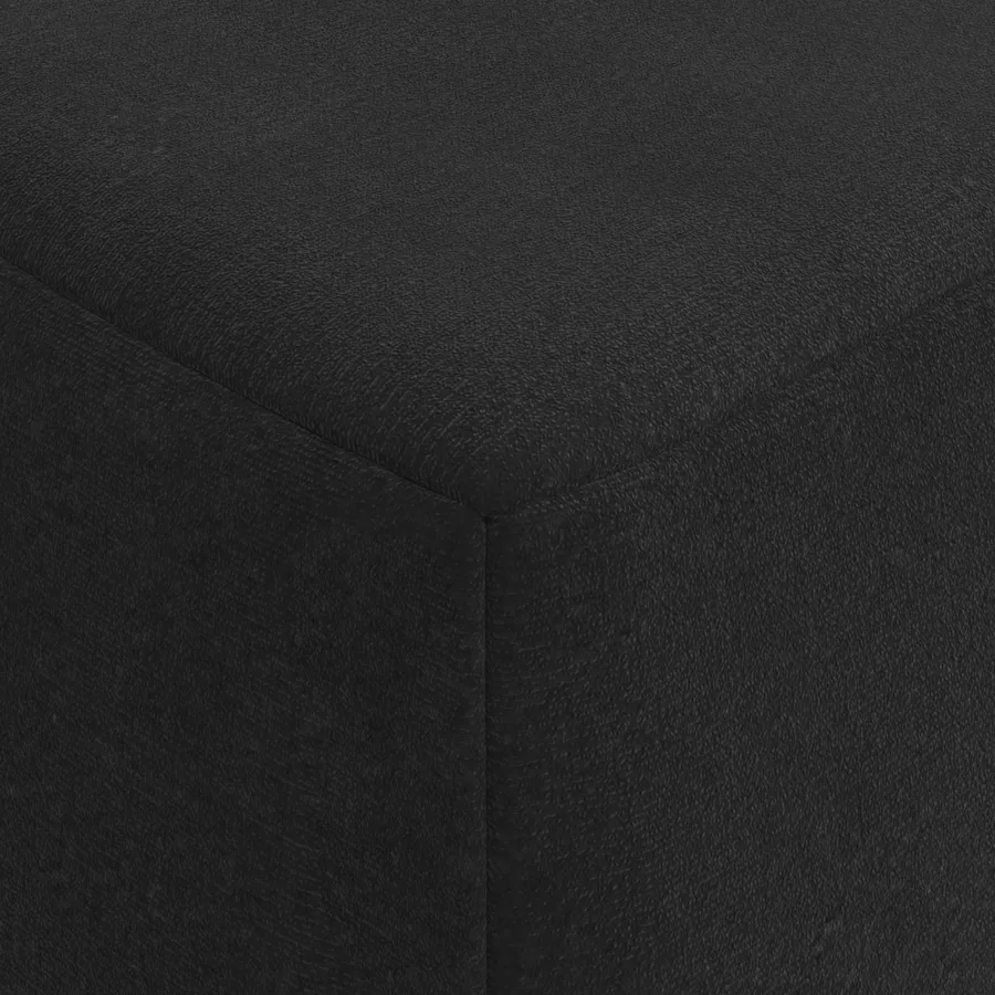Canapé-lit pliable Noir 60 x 70 x 41 cm Tissu - 7