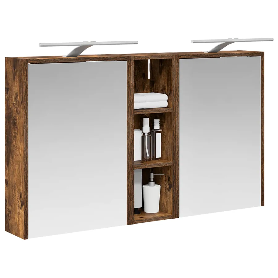 Ensemble de Meubles de Salle de Bain 3 pcs 106 x 16 x 62,5 cm - 3