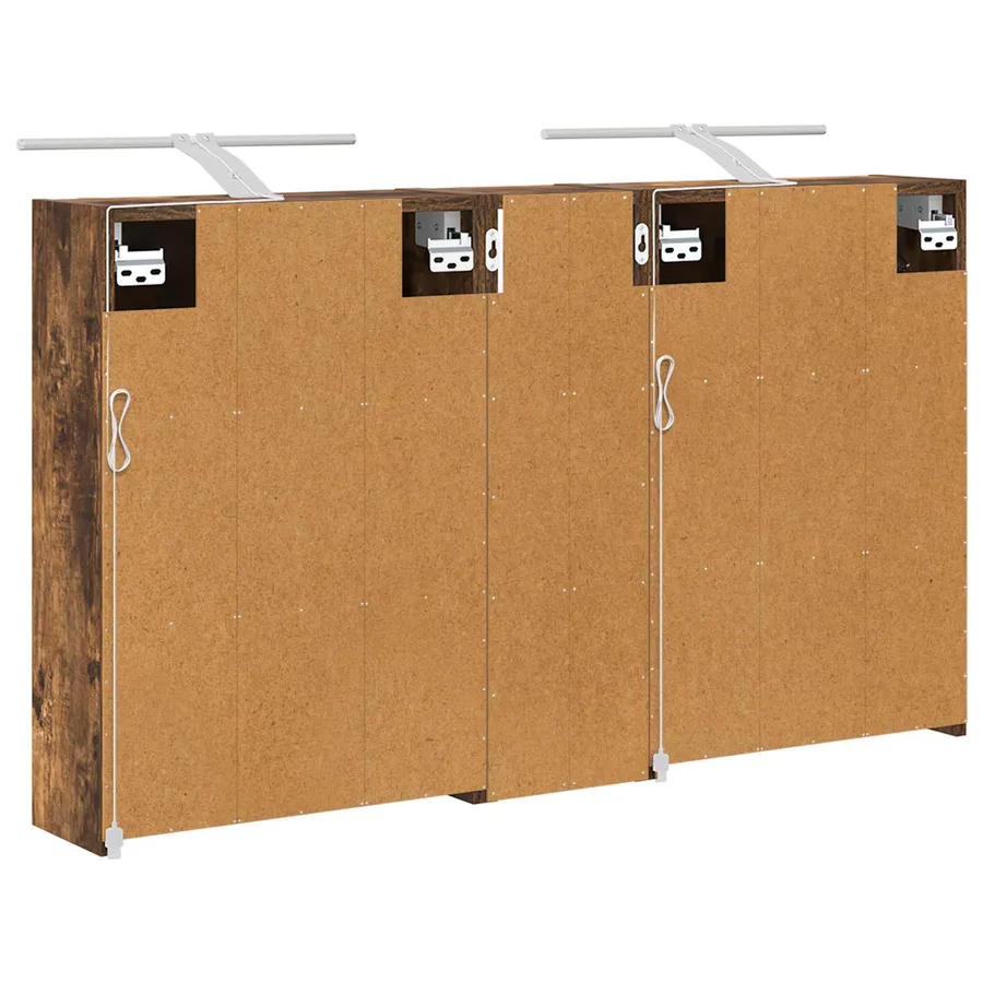 Ensemble de Meubles de Salle de Bain 3 pcs 106 x 16 x 62,5 cm - 9