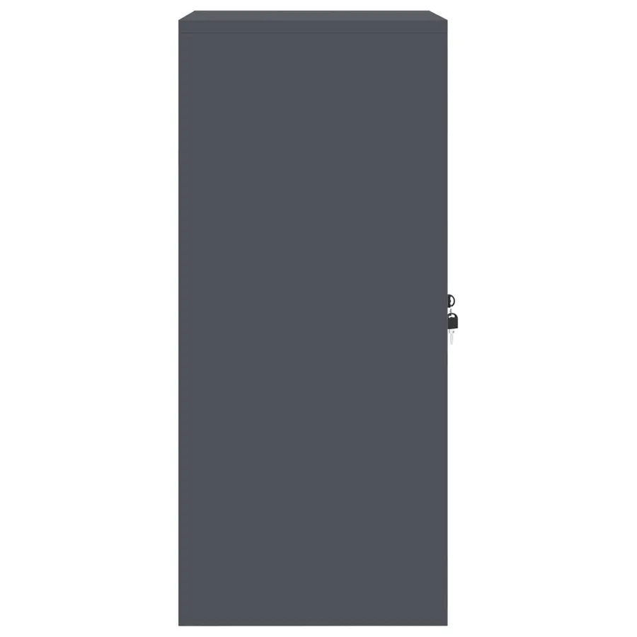 Armoire de rangement Anthracite 60 x 40 x 90 cm Acier - 7