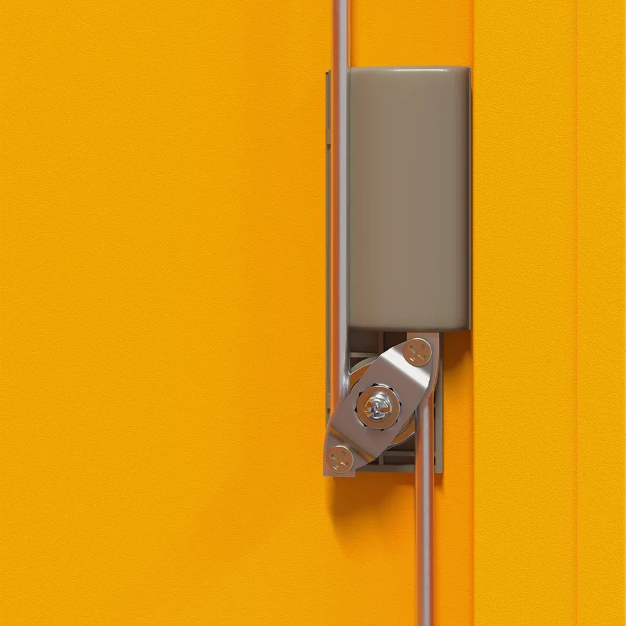 Armoire de rangement Jaune moutarde 90 x 40 x 70 cm Acier - 10