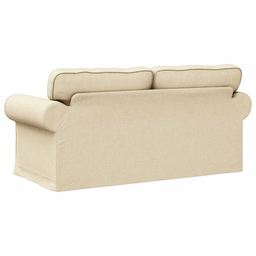 Canapé Crème 175 x 82 x 80 cm tissu - 6