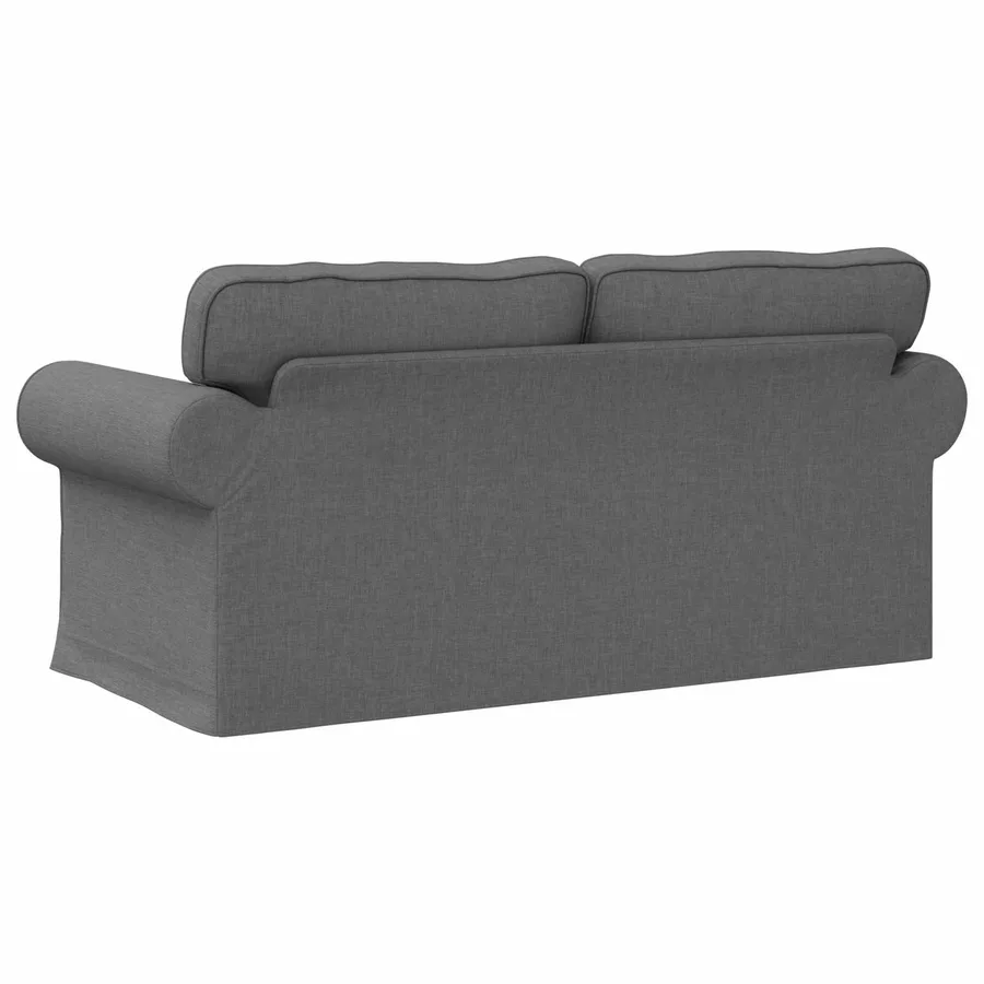 Canapé Gris foncé 175 x 82 x 80 cm tissu - 6