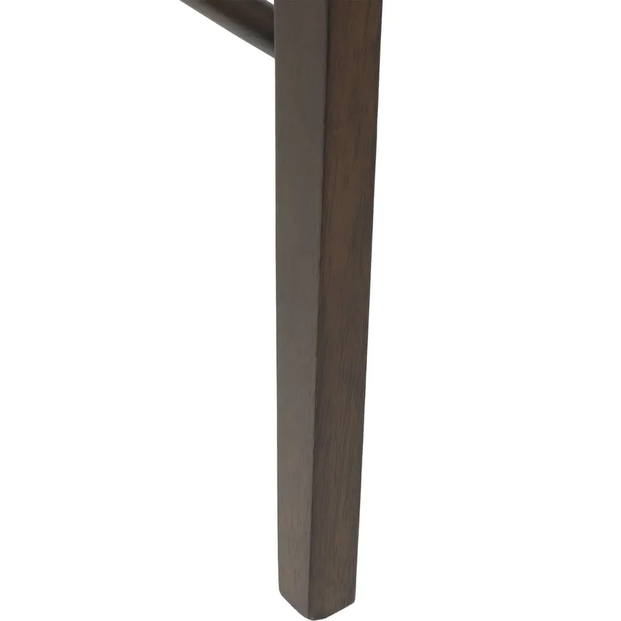 Chaise de salle à manger 2 pcs Marron foncé et Noir - 8