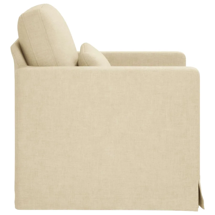 Canapé Crème 78 x 78 x 80 cm tissu - 5