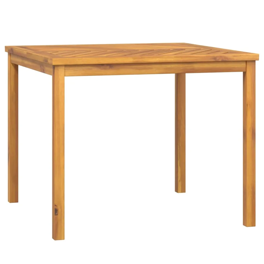 Table à manger de jardin 90x90x74 cm bois d'acacia solide - 2