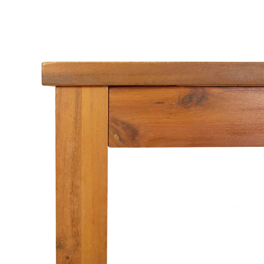 Table à manger de jardin 90x90x74 cm bois d'acacia solide - 6