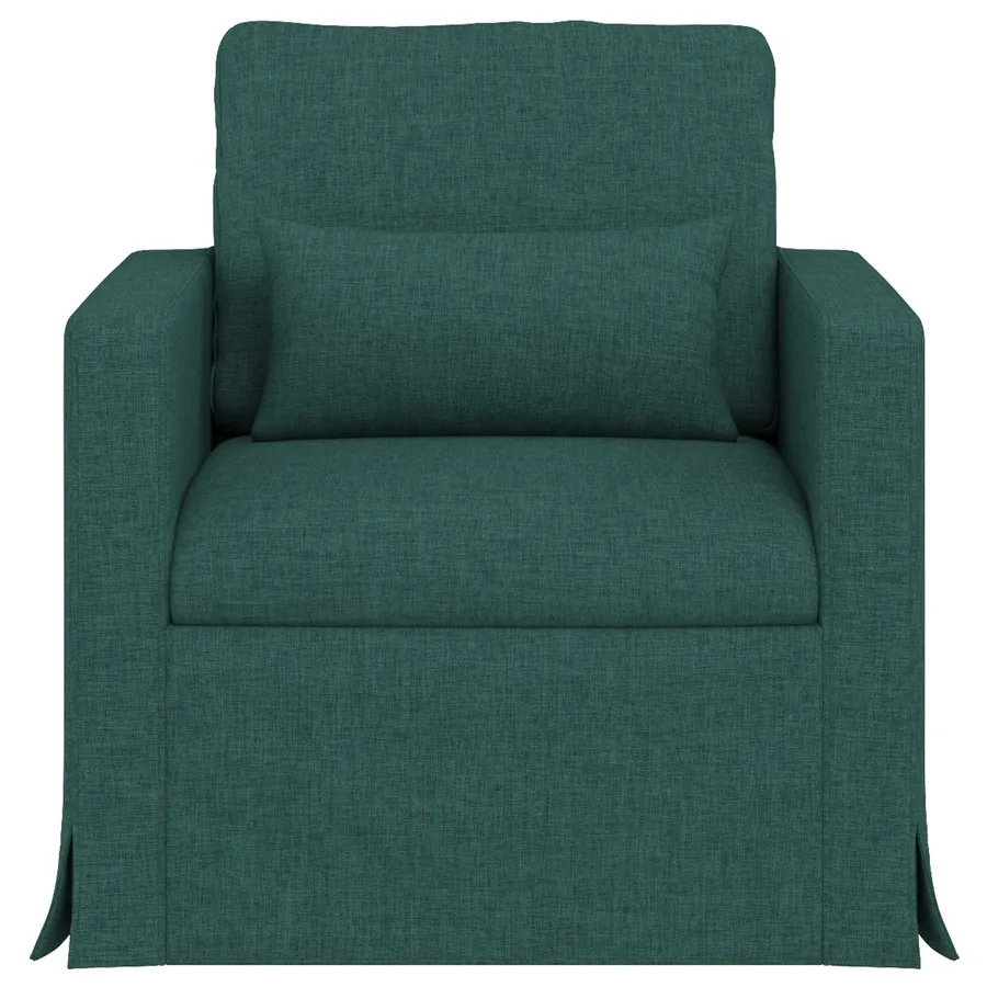 Canapé Vert foncé 78 x 78 x 80 cm tissu - 4