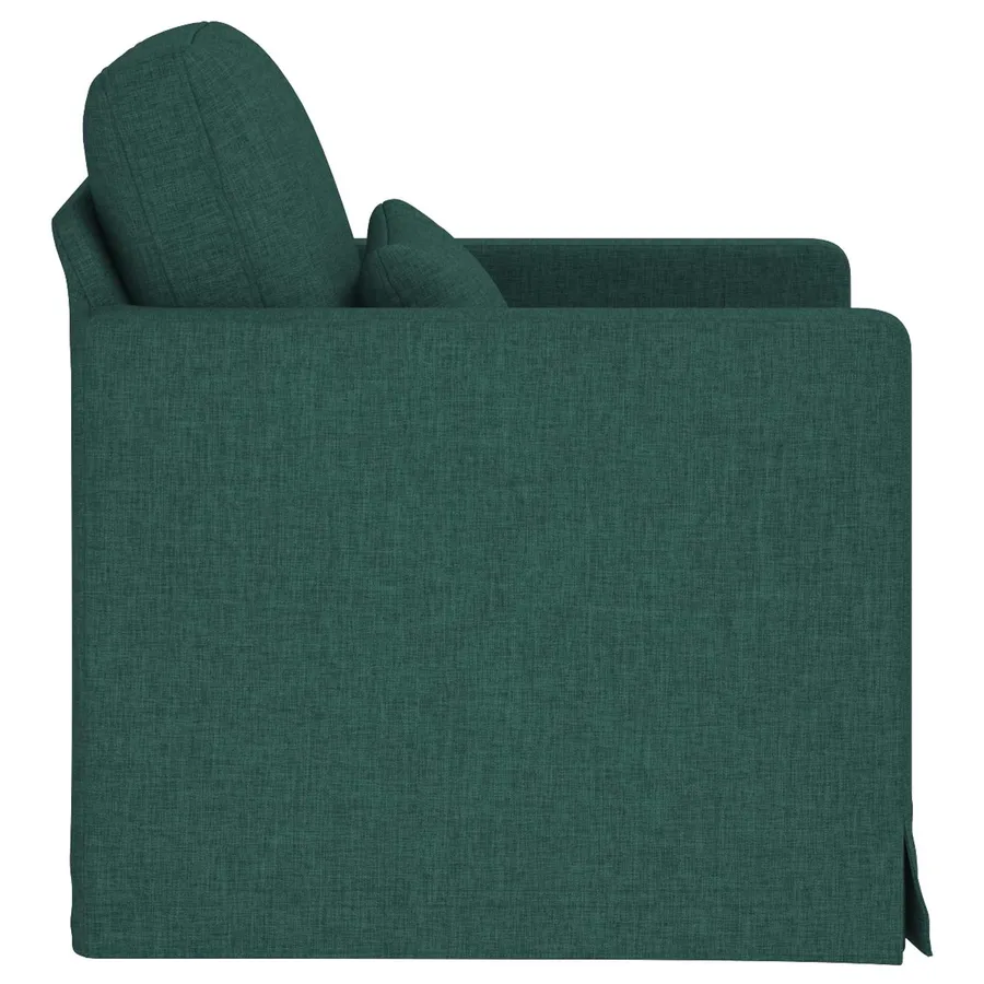 Canapé Vert foncé 78 x 78 x 80 cm tissu - 5