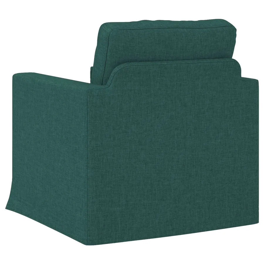Canapé Vert foncé 78 x 78 x 80 cm tissu - 6