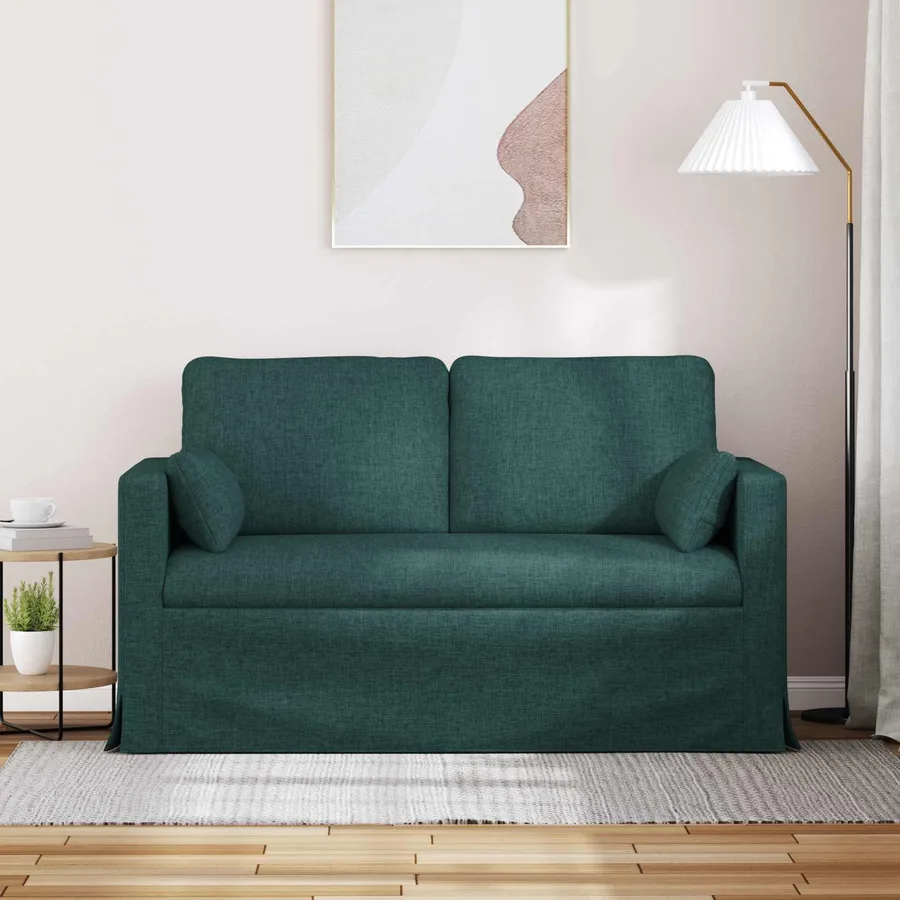 Canapé Vert foncé 139 x 78 x 80 cm tissu - 3