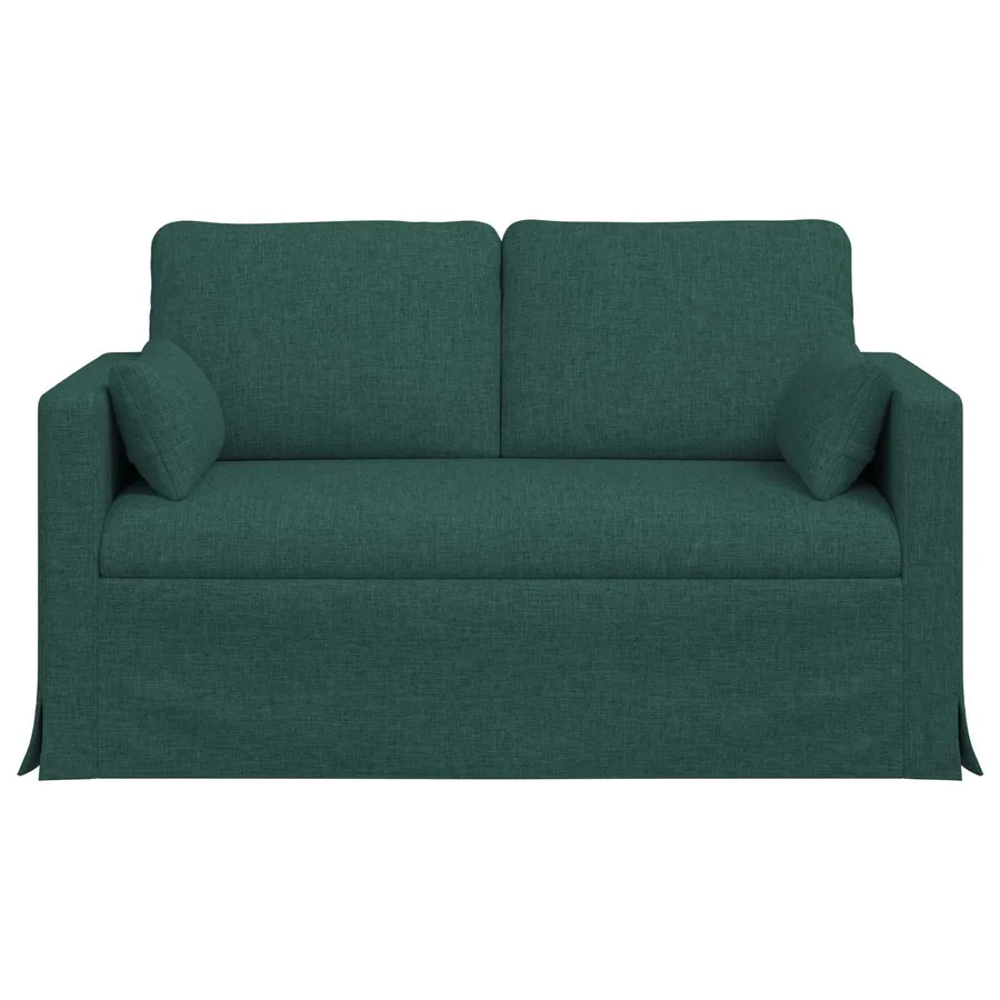 Canapé Vert foncé 139 x 78 x 80 cm tissu - 4