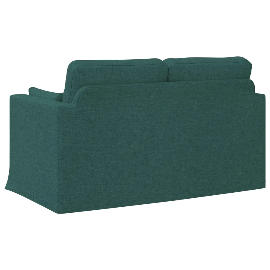 Canapé Vert foncé 139 x 78 x 80 cm tissu - 6