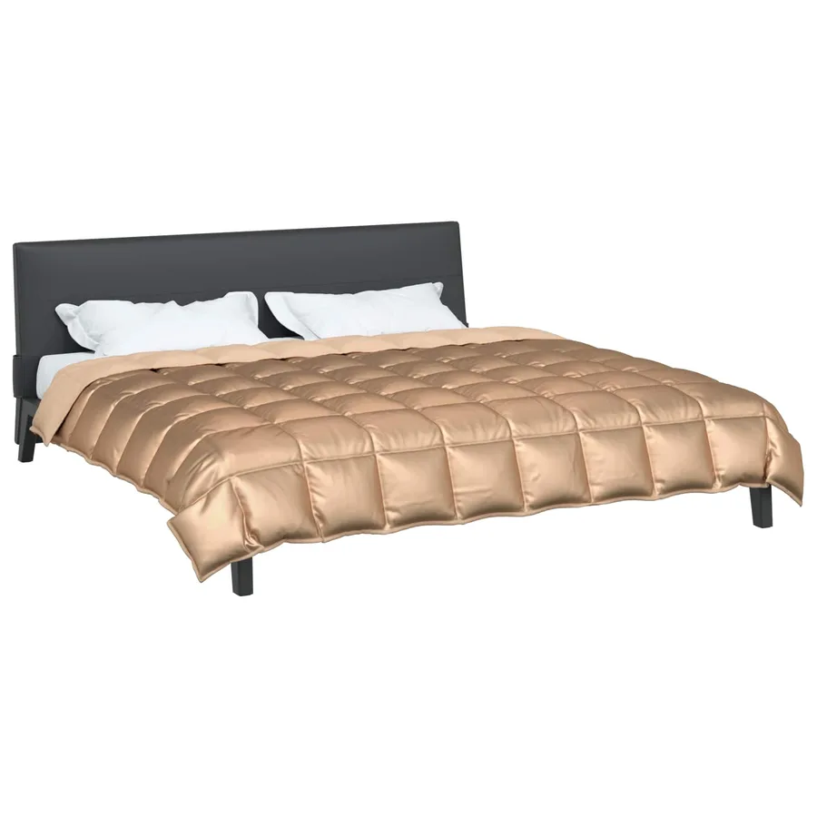Duvet d'hiver Doré 220 x 240 cm Satin et Microfibre - 3