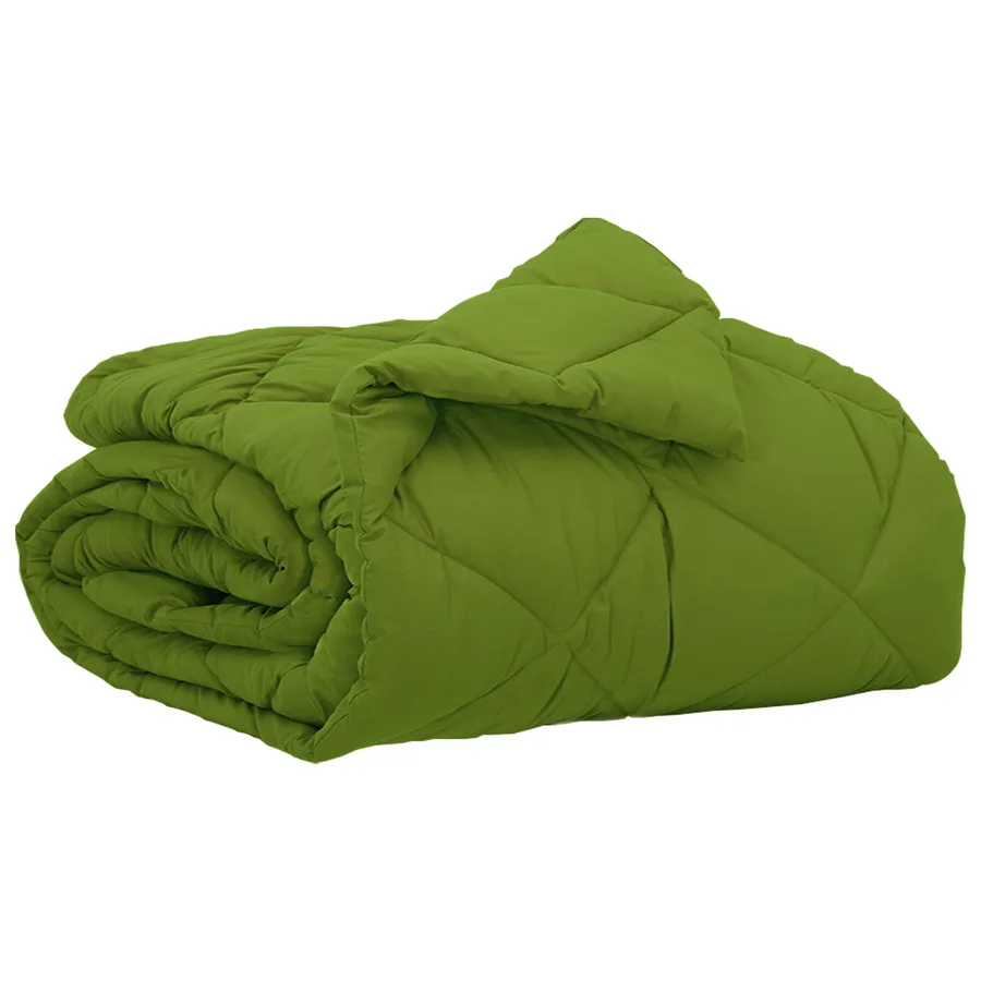 Duvet d'été simple Vert 200 x 155 cm Microfibre - 2
