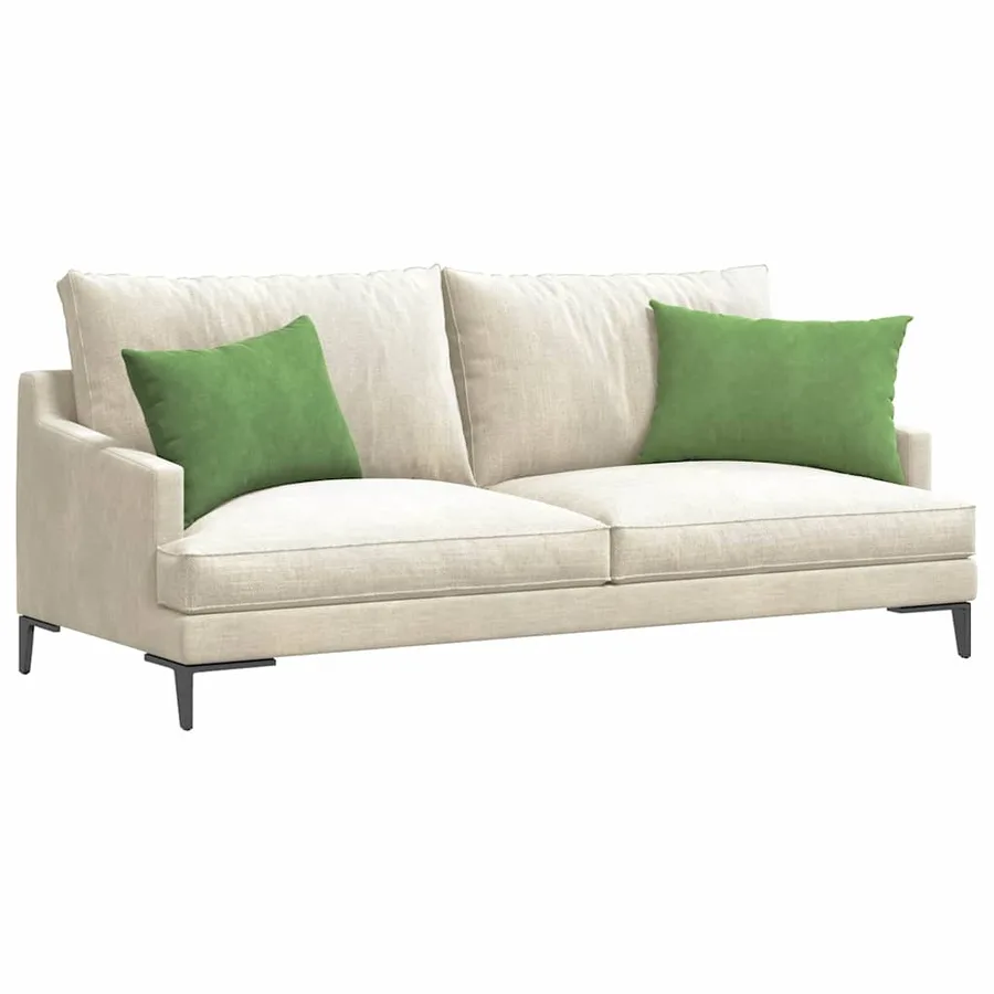 Coussins de canapé 2 pcs Vert clair 60 x 40 cm - 3