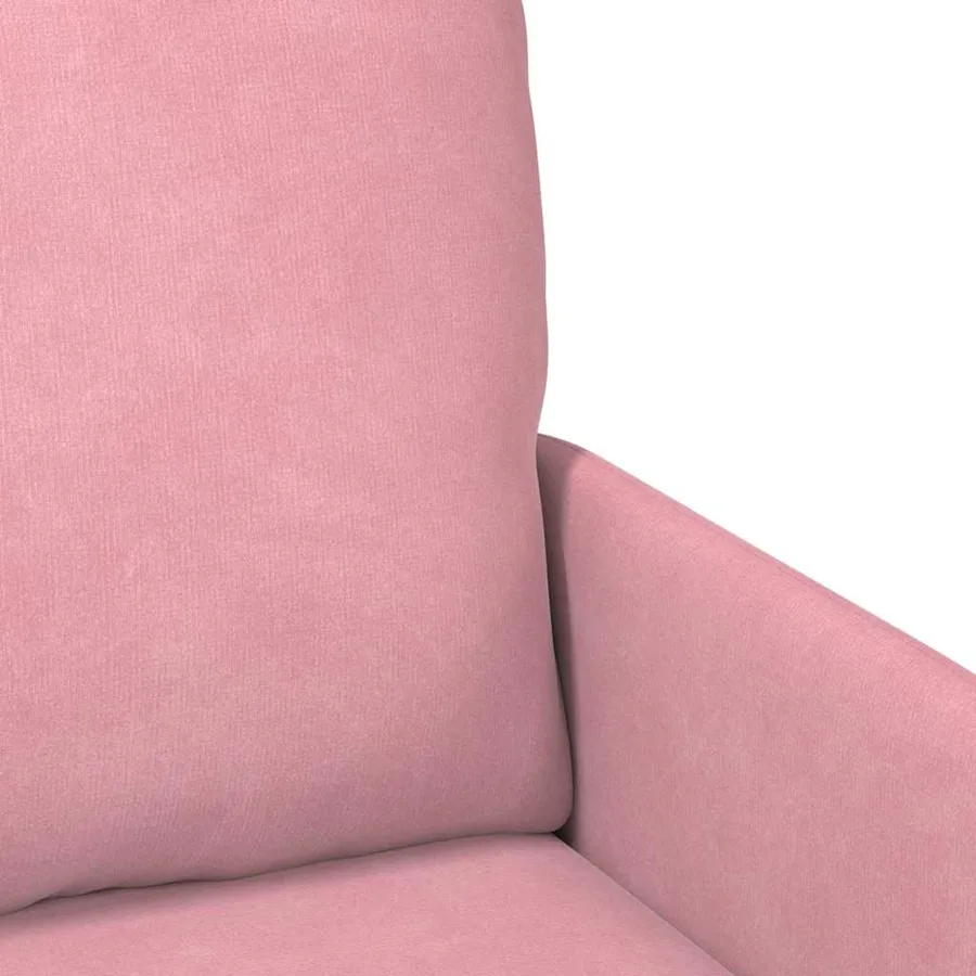Canapés avec coussin 110cm Rose Contreplaqué - 7