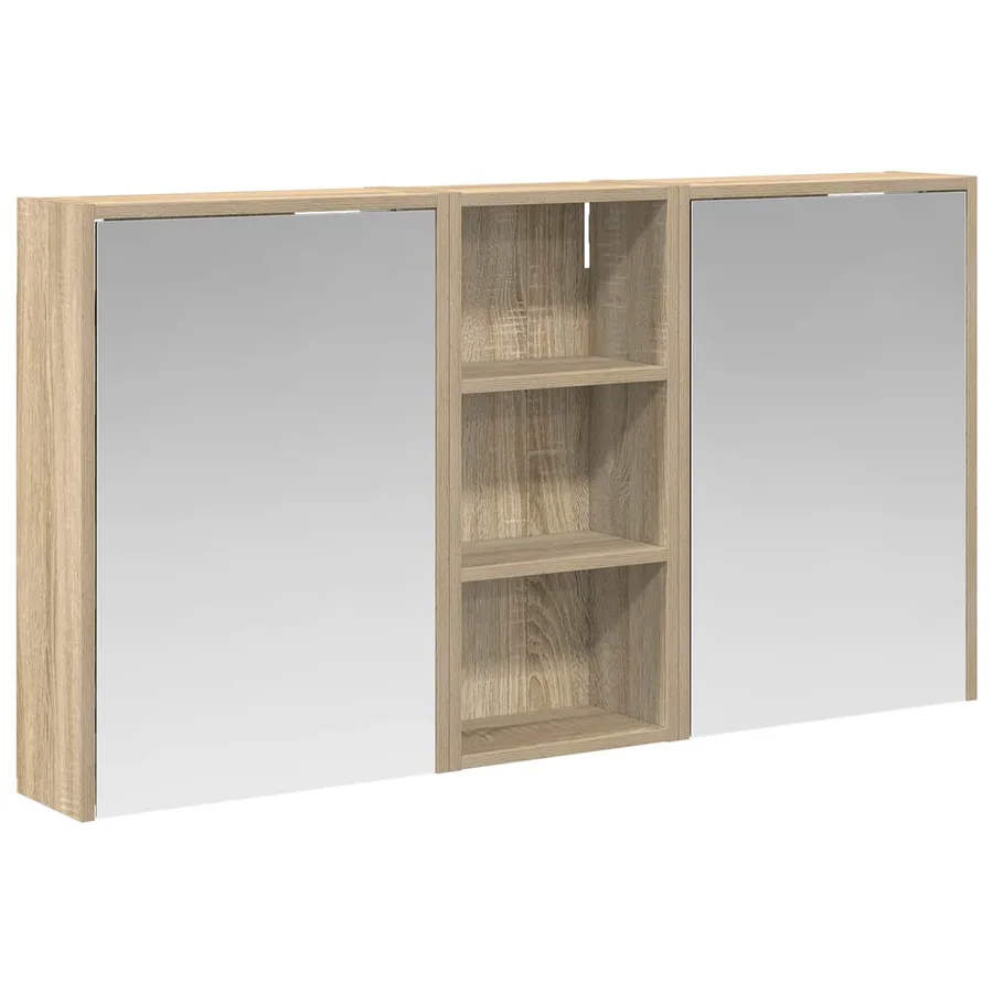 Ensemble de Meubles de Salle de Bain 3 pcs 116 x 16 x 62,5 cm - 2