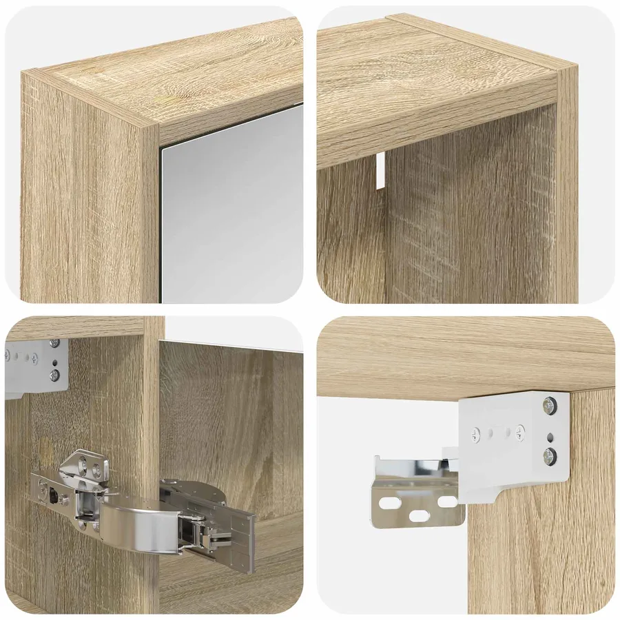 Ensemble de Meubles de Salle de Bain 3 pcs 116 x 16 x 62,5 cm - 8