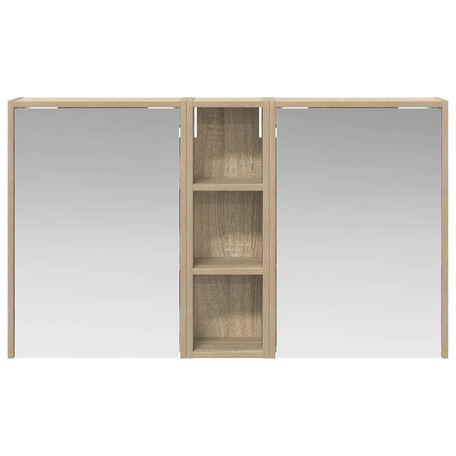 Ensemble de Meubles de Salle de Bain 3 pcs 106 x 16 x 62,5 cm - 6