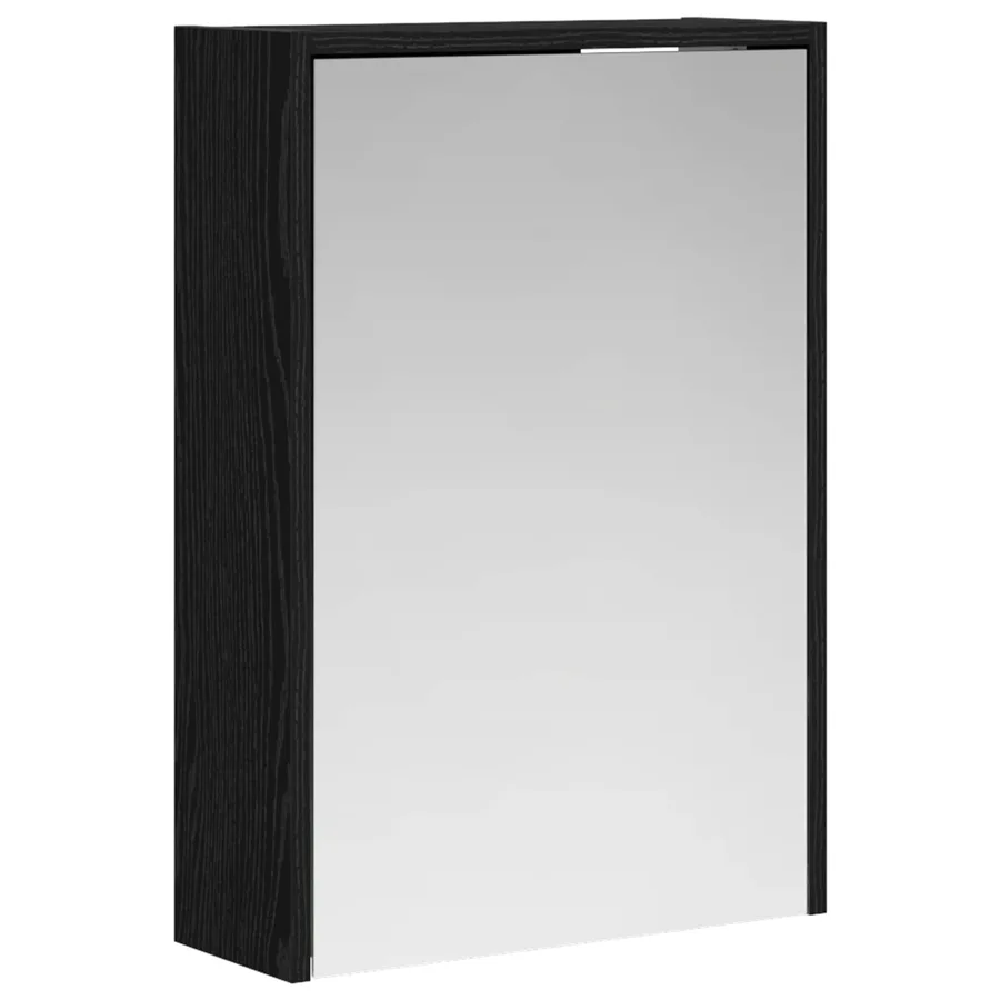 Armoire Miroir de Salle de Bain Chêne noir 43 x 16 x 62.5 cm - 2