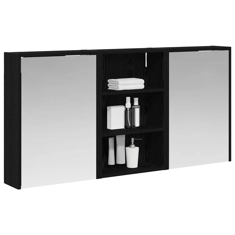 Ensemble de Meubles de Salle de Bain 3 pcs 126 x 16 x 62.5 cm - 3