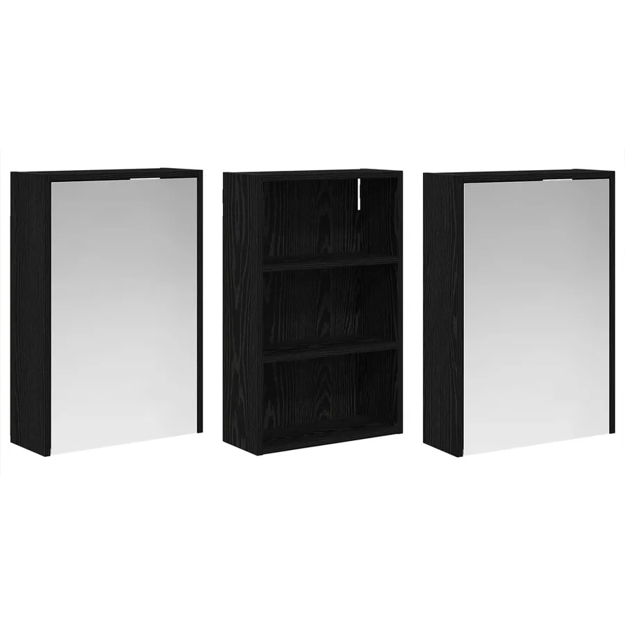 Ensemble de Meubles de Salle de Bain 3 pcs 126 x 16 x 62.5 cm - 5