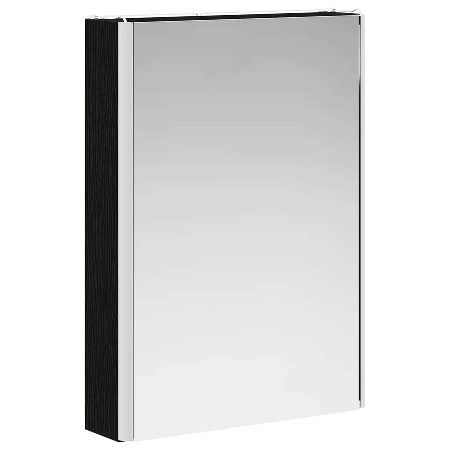 Armoire Miroir de Salle de Bain Chêne noir 43 x 11,5 x 60,5 cm - 5