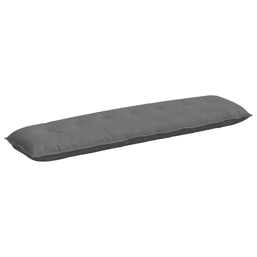 Coussin de Dos Gris foncé 200 x 50 cm Tissu en microfibre - 2