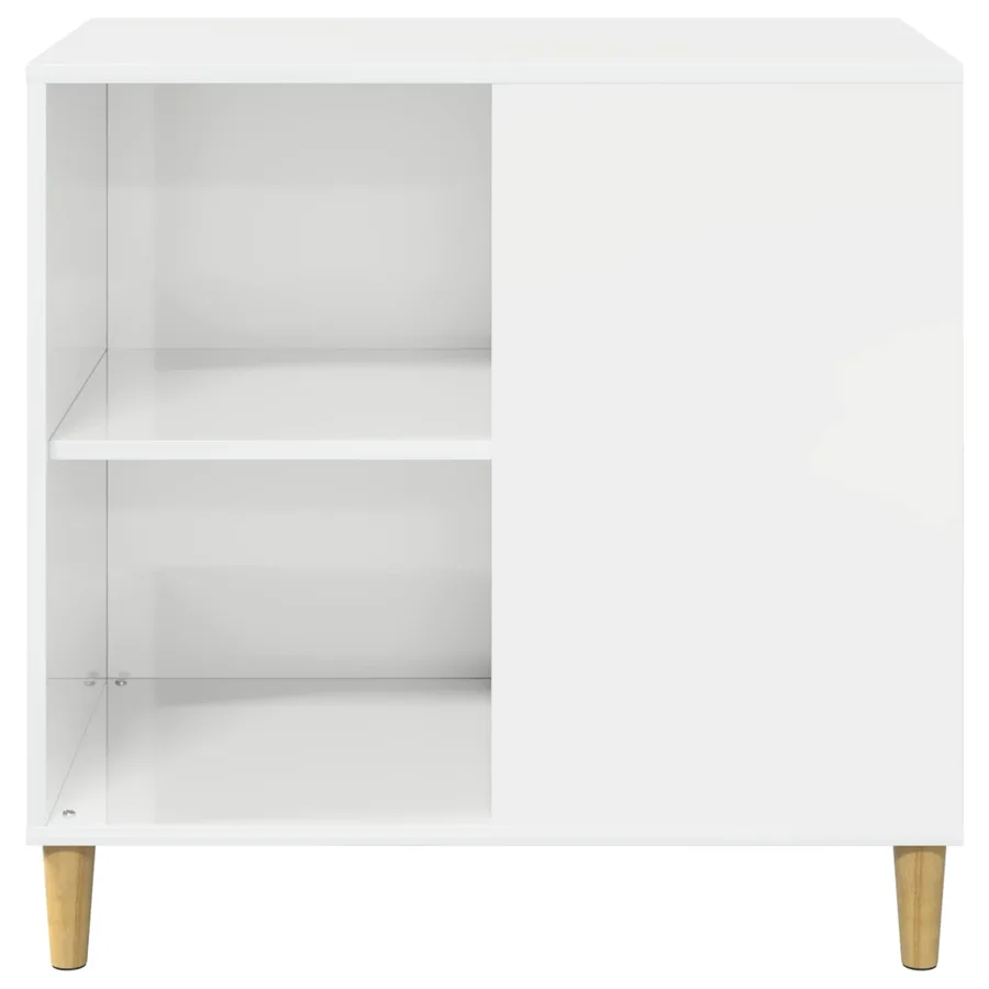 Maison pour chat Blanc Brillant 72 x 42.5 x 70 cm - 6