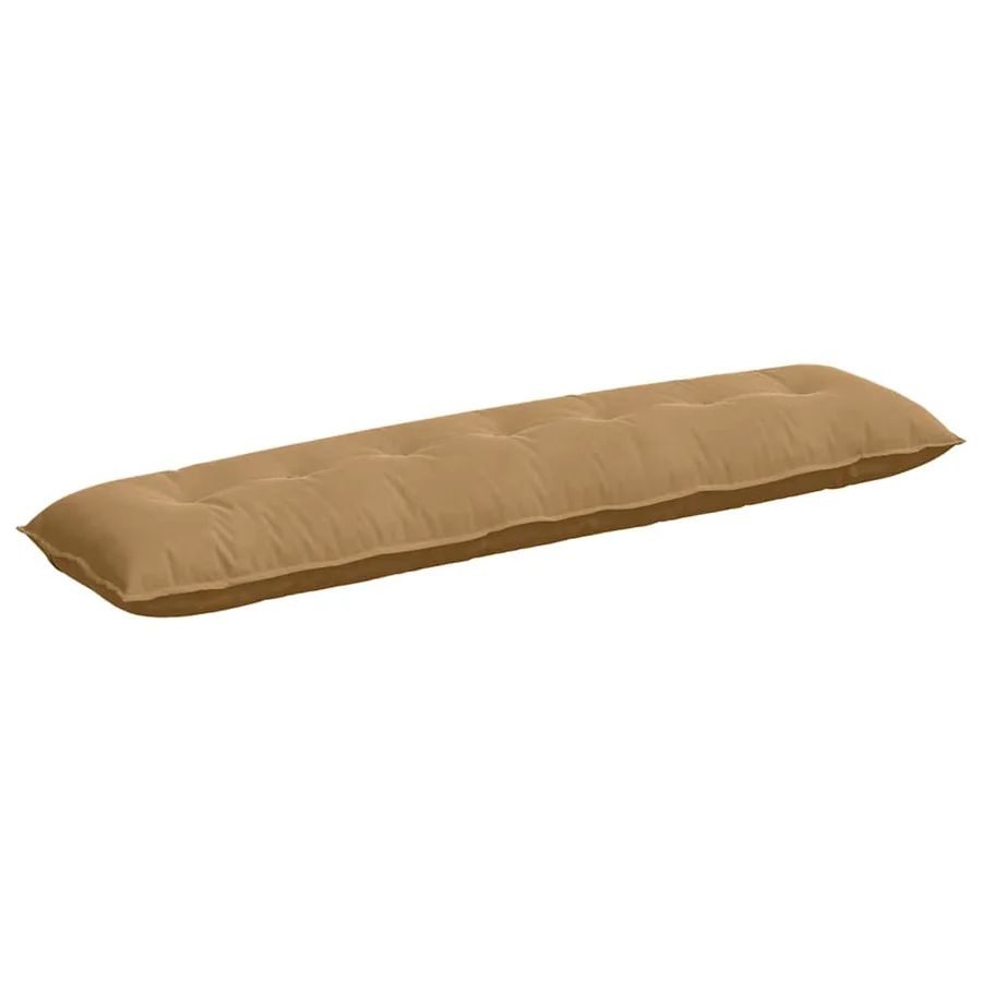 Coussin de Dos Marron 200 x 50 cm Tissu en velours côtelé - 2