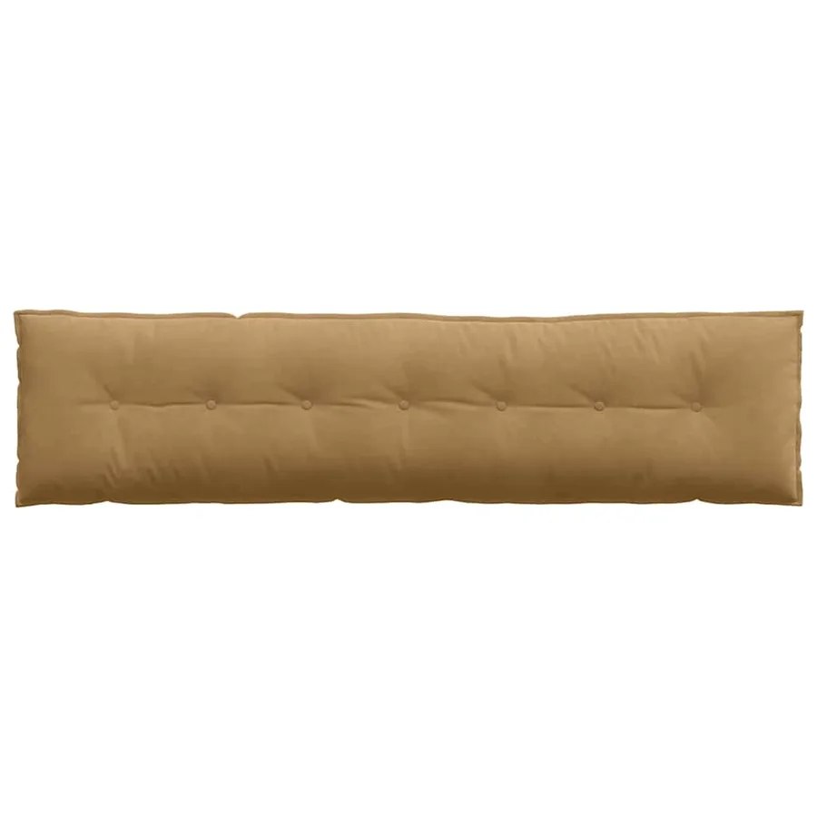 Coussin de Dos Marron 200 x 50 cm Tissu en velours côtelé - 6