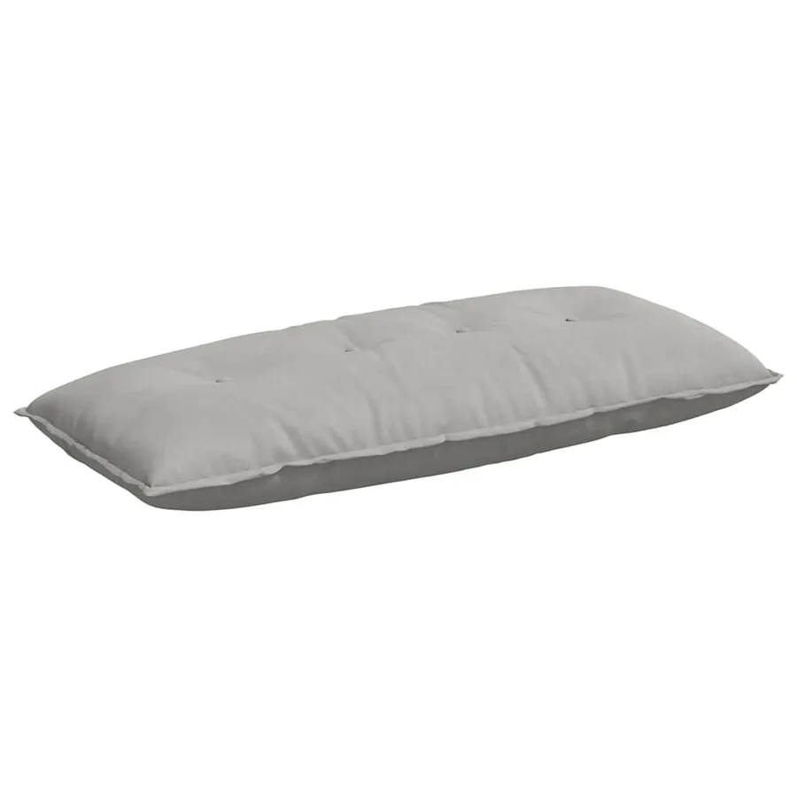 Coussin de Dos Gris clair 120 x 50 cm Tissu en microfibre - 2
