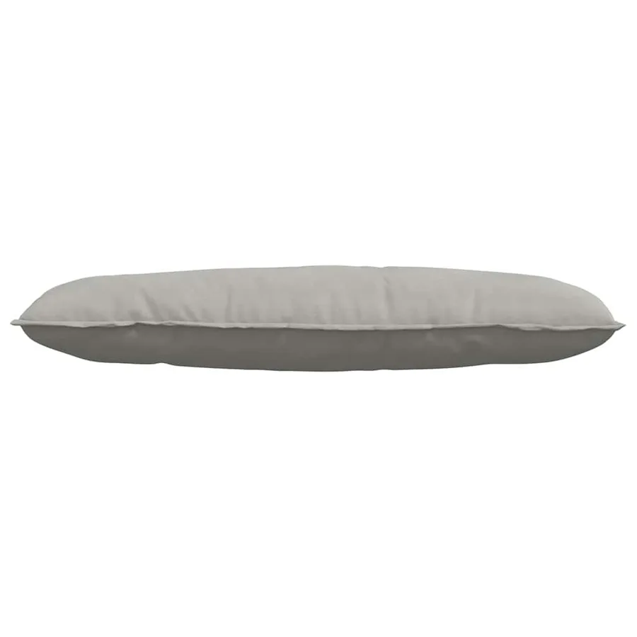 Coussin de Dos Gris clair 120 x 50 cm Tissu en microfibre - 5