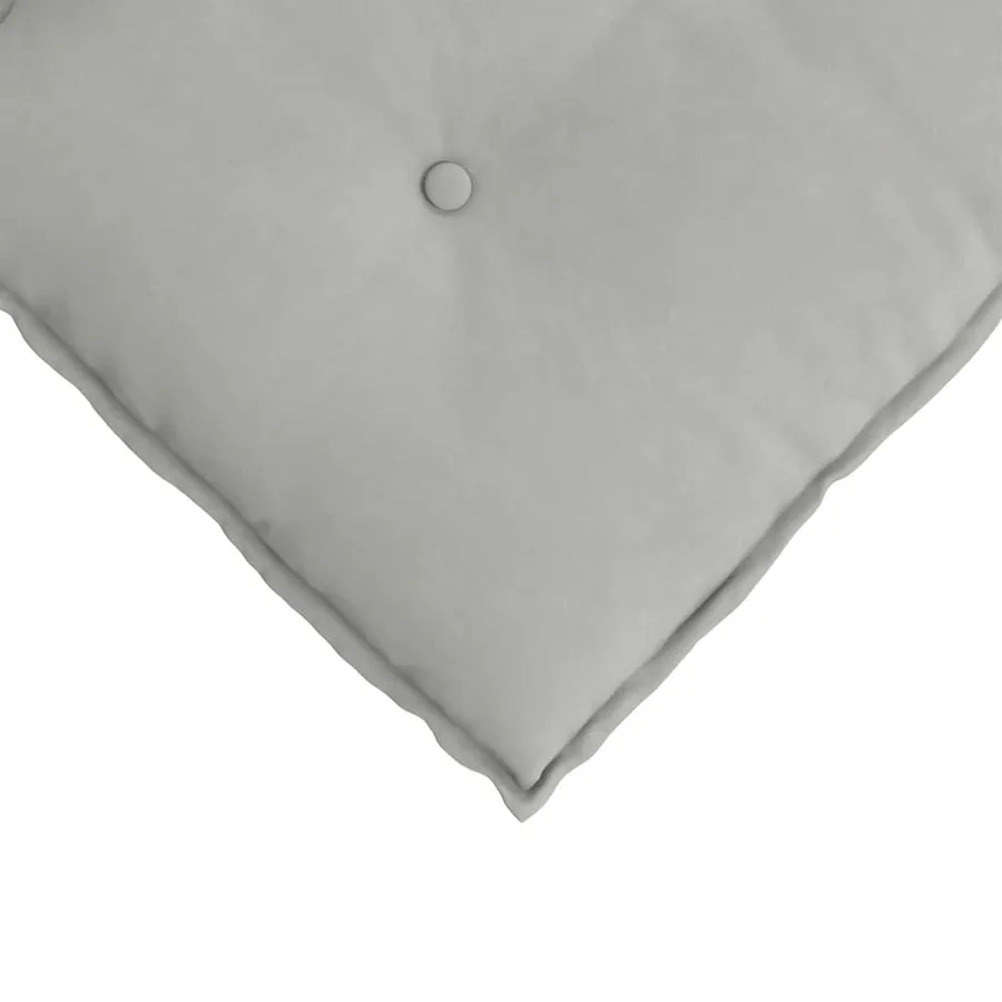 Coussin de Dos Gris clair 120 x 50 cm Tissu en microfibre - 7