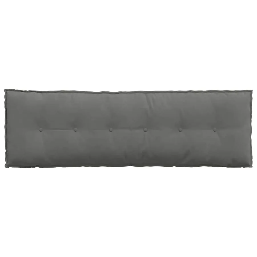 Coussin de Dos Gris foncé 160 x 50 cm Tissu en microfibre - 6