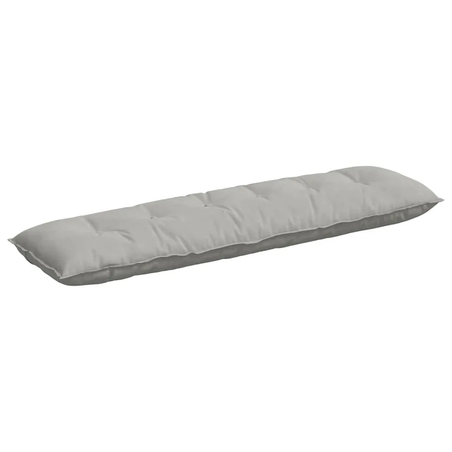 Coussin de Dos Gris clair 180 x 50 cm Tissu en microfibre - 2