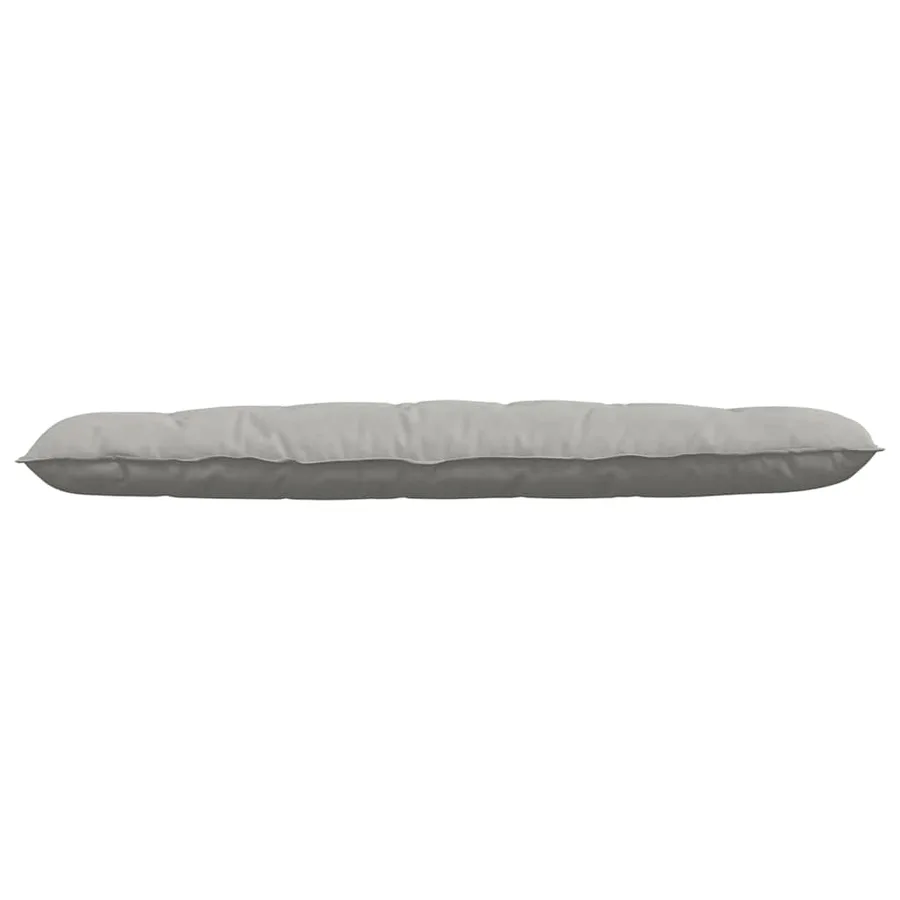Coussin de Dos Gris clair 180 x 50 cm Tissu en microfibre - 5