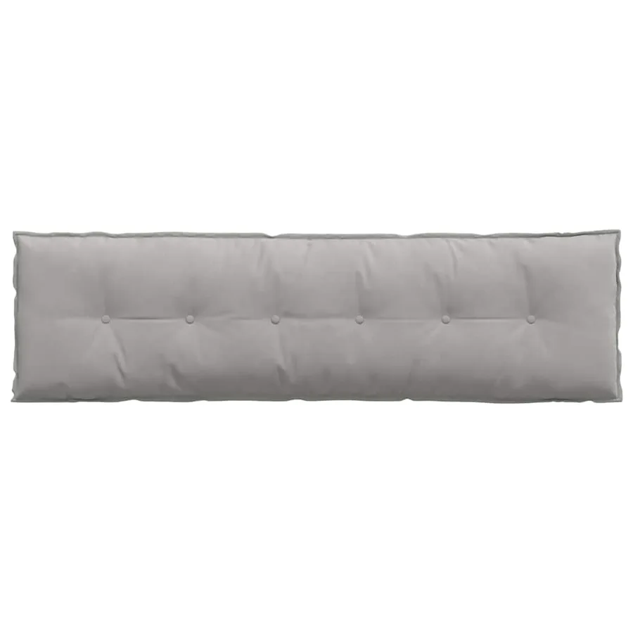 Coussin de Dos Gris clair 180 x 50 cm Tissu en microfibre - 6
