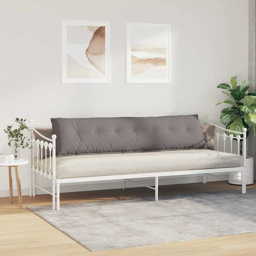 Coussin de Dos Taupe 200 x 19 x 50 cm tissu - 4
