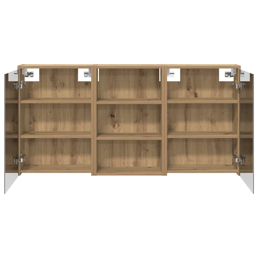 Ensemble de Meubles de Salle de Bain 3 pc 126 x 16 x 62.5 cm - 7