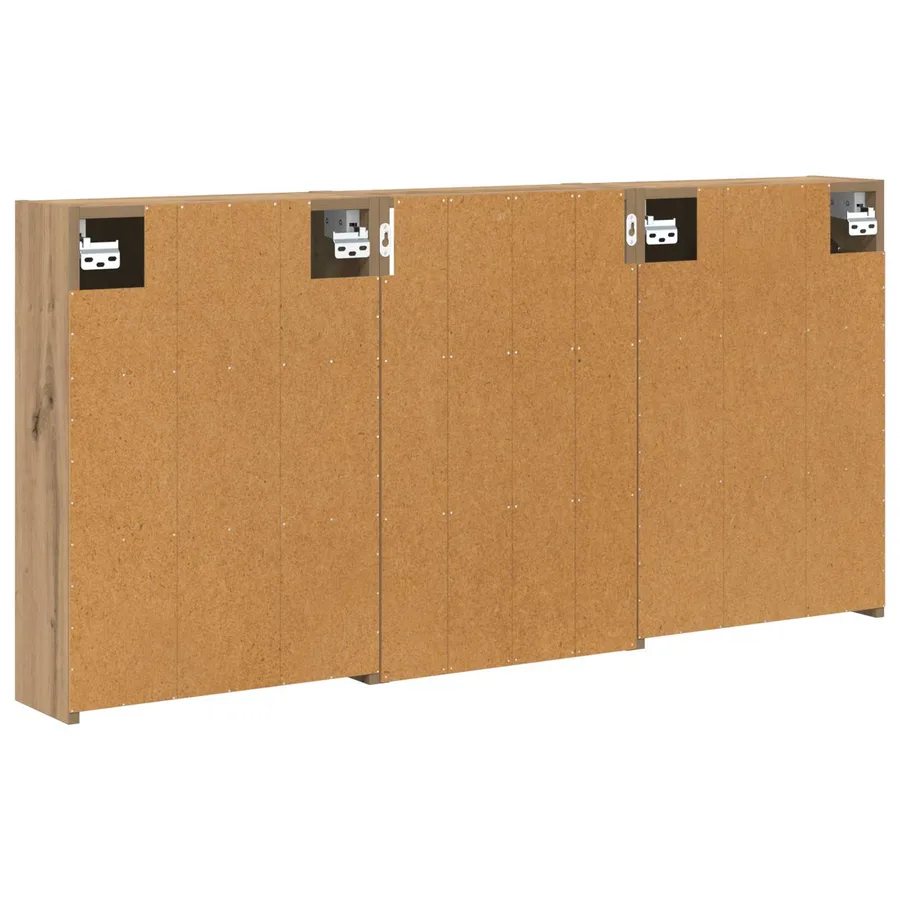 Ensemble de Meubles de Salle de Bain 3 pc 126 x 16 x 62.5 cm - 9