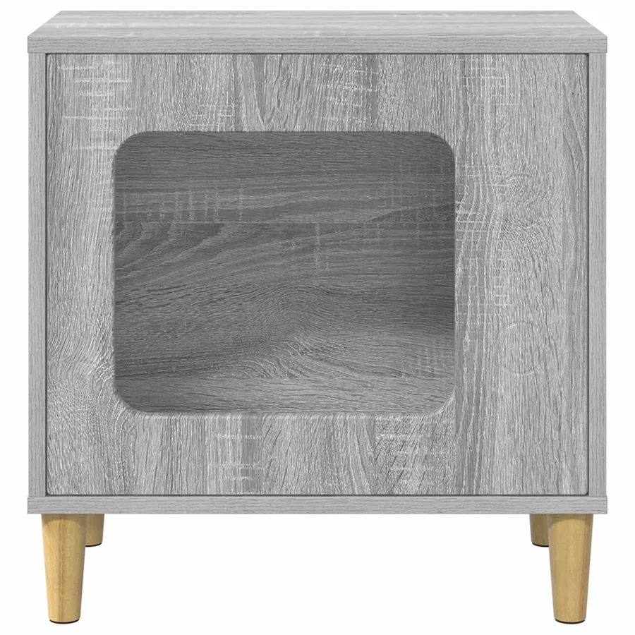 Maison pour chat Gris Sonoma 51 x 30 x 52 cm Bois d'ingénierie - 5