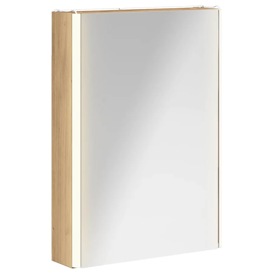 Armoire Miroir de Salle de Bain Chêne artisan - 2