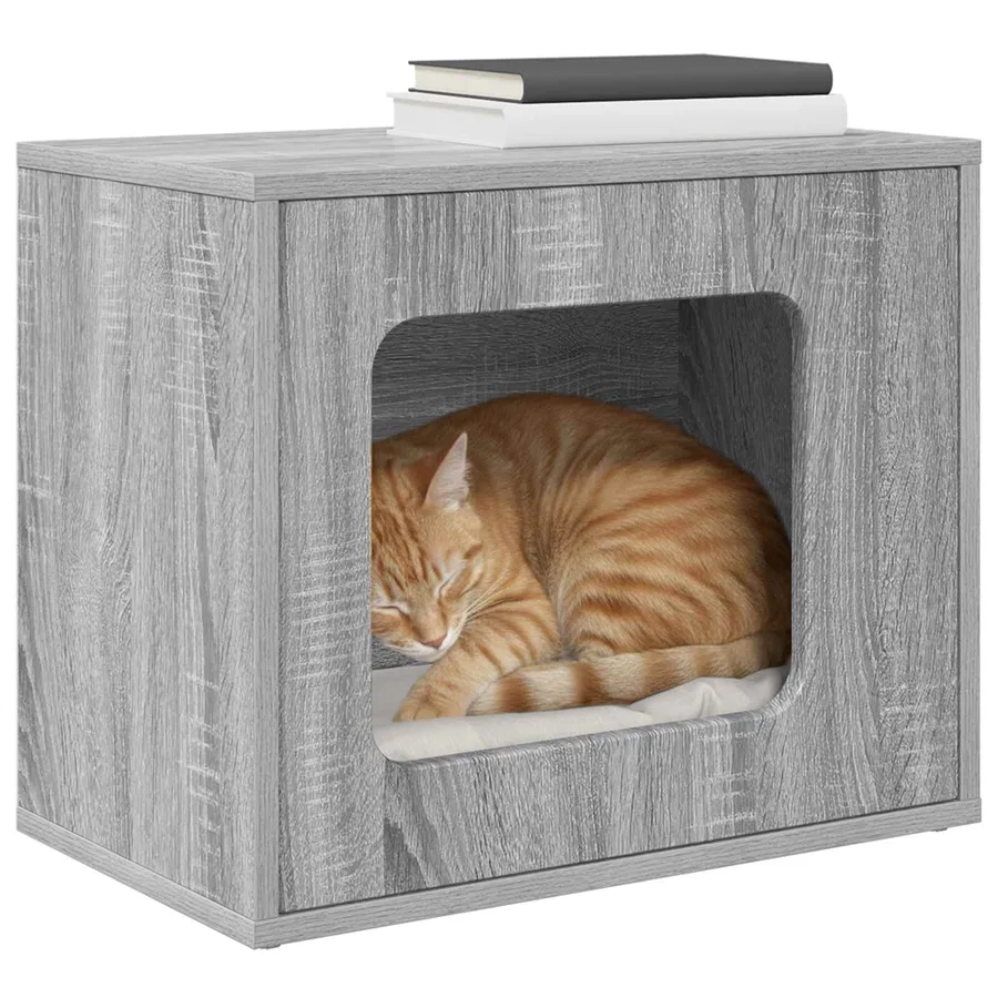 Maison pour chat Gris Sonoma 51 x 30 x 42,5 cm - 3
